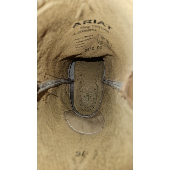 Ariat Gemma SOUTHWESTERN Boots Womens 7B Brown Distressed Western Aztec Cowgirl - Picture 13 of 13